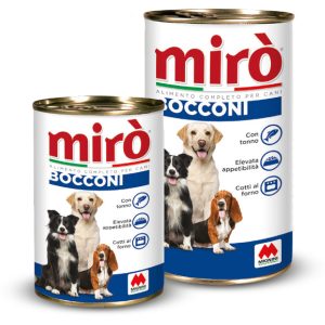 Bocconi con tonno alimento completo per cani adulti di tutte le razze e taglie - Mignini