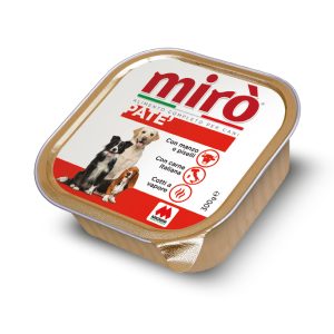 Paté con manzo e piselli alimento completo per cani adulti di tutte le razze e taglie - Mignini